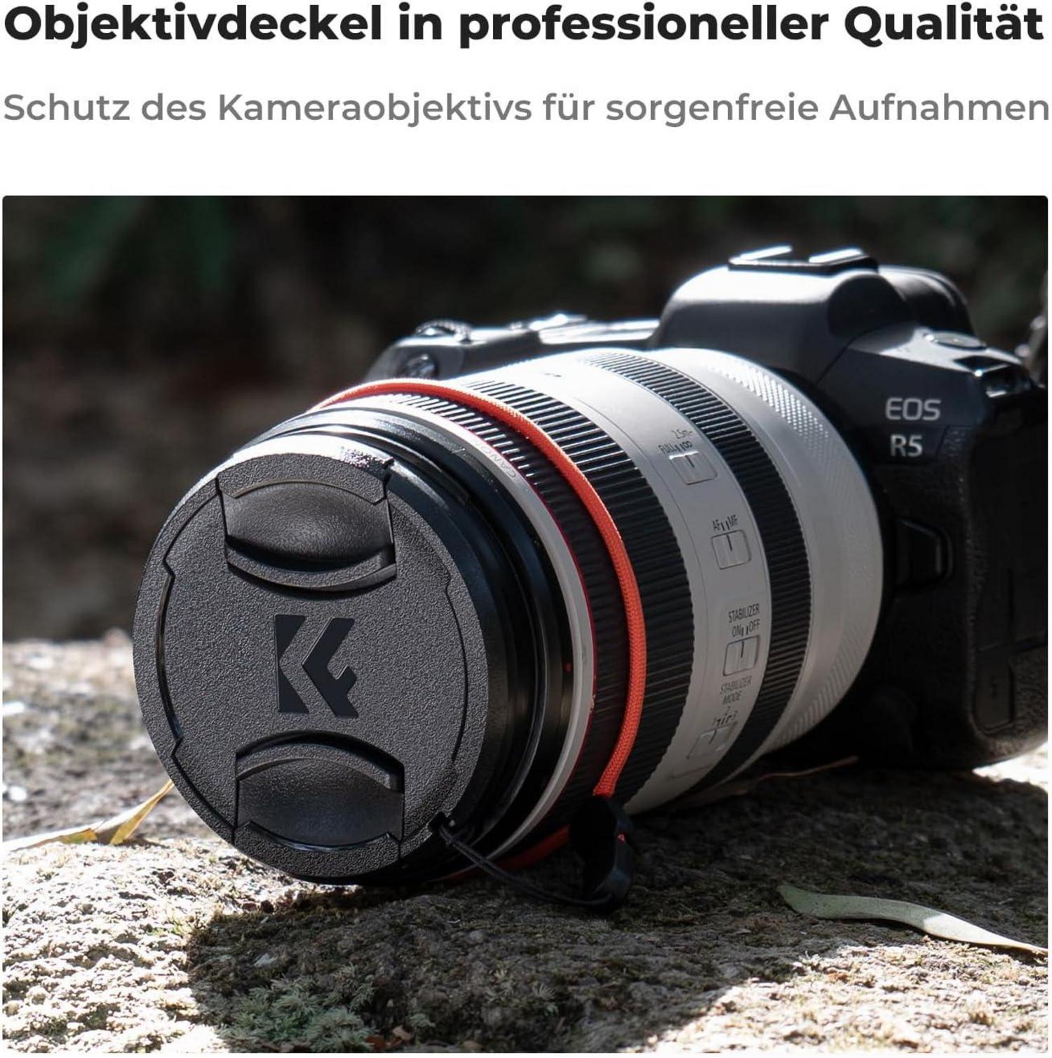 58mm UV Filter Objektivdeckel Reinigungstuch 18 Schichten Nano-Beschichtung