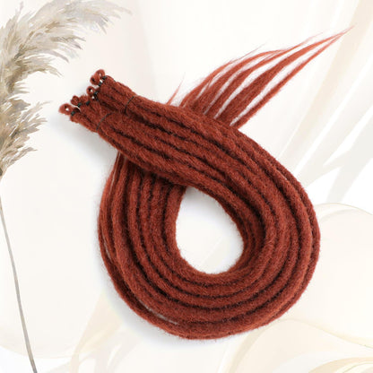 24 Zoll Auburn Dreadlocks Extensions – 20 Stränge Handmade