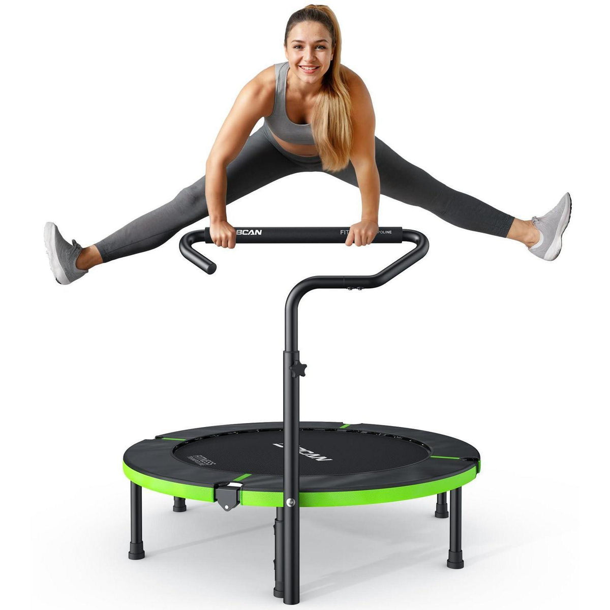 Fitness Trampolin 102 cm – Faltbar & Verstellbar
