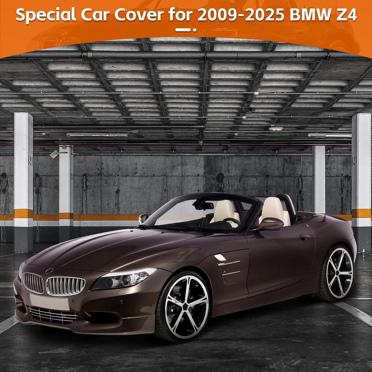 Autoabdeckung Indoor BMW Z4 2009-2025, Atmungsaktiv & Maßgeschneidert