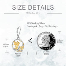 Engelohrringe Mädchen 925 Sterling Silber Geschenk