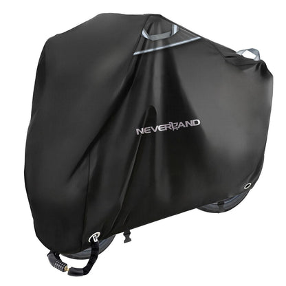 Motorrad Abdeckplane Wasserdicht 300D Outdoor XXL Noir 295x110x140cm
