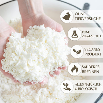 Sojawachs Flocken 10KG – Natürliches Wachs für Kerzen