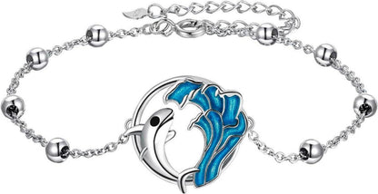925 Sterling Silber Fußkettchen Verstellbar Strandschmuck