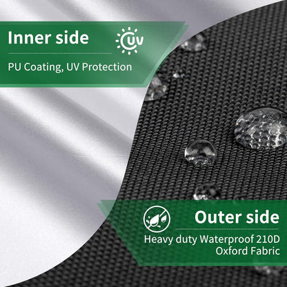 Neuradical Sonnenschirm Abdeckung 265x30x70-45 Heavy Duty, wasserdicht & winddicht, 210D Oxford Polyester, UV-Schutz