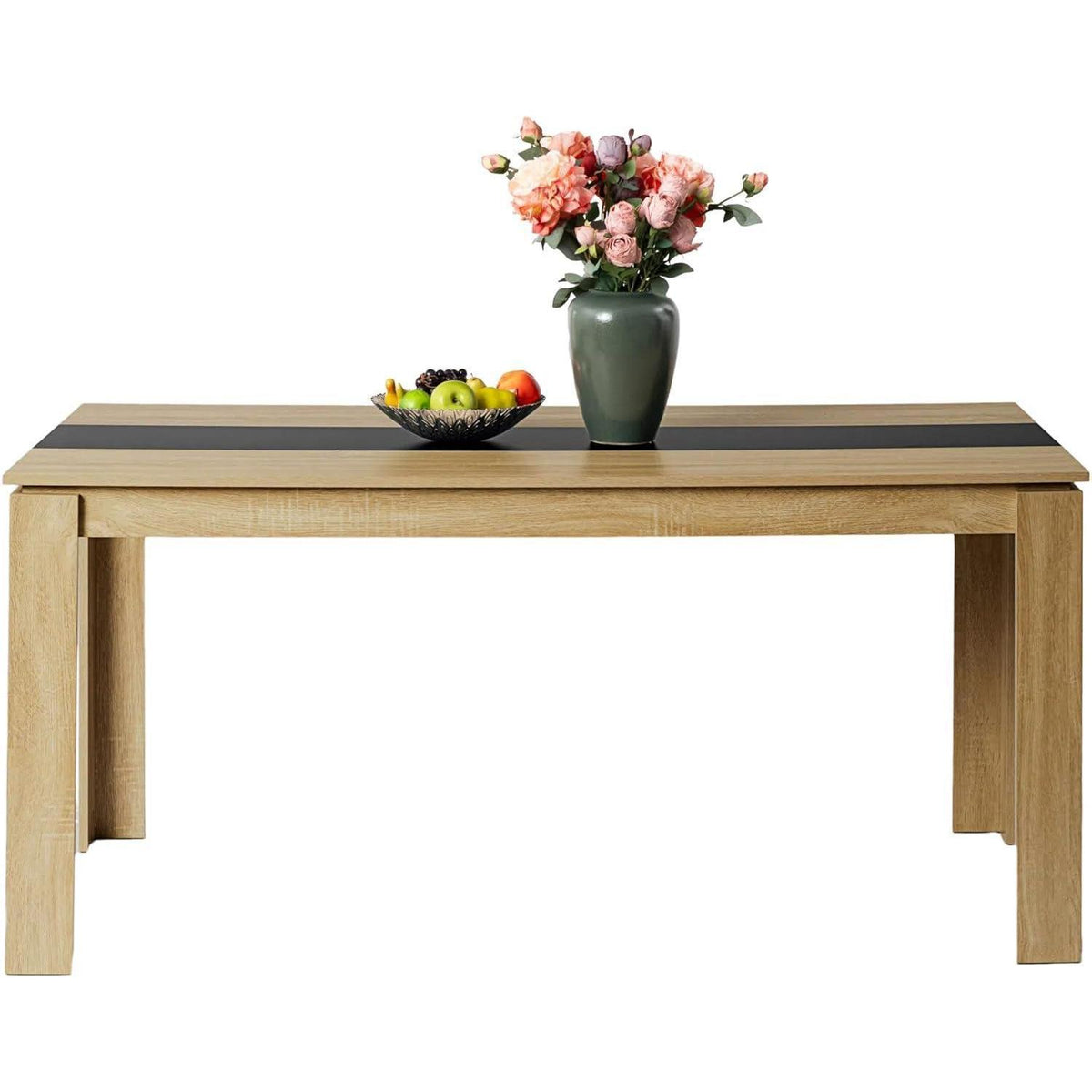Esstisch Eiche Schwarz 160x80cm – Küchentisch Holz