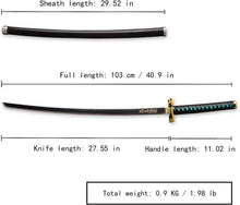 Samurai-Schwert Anime Cosplay Schwert Carbon-Stahl