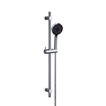 Edelstahl Duschstange mit Brause 90cm – Komplettset mit Handbrause