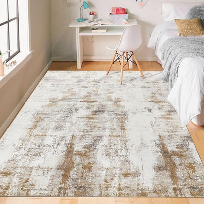 Wohnzimmer Teppich 160x230cm – Modern, Rutschfest & Waschbar