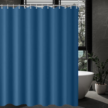 Duschvorhang Dunkelblau 150x200cm Antischimmel Polyester Stoff
