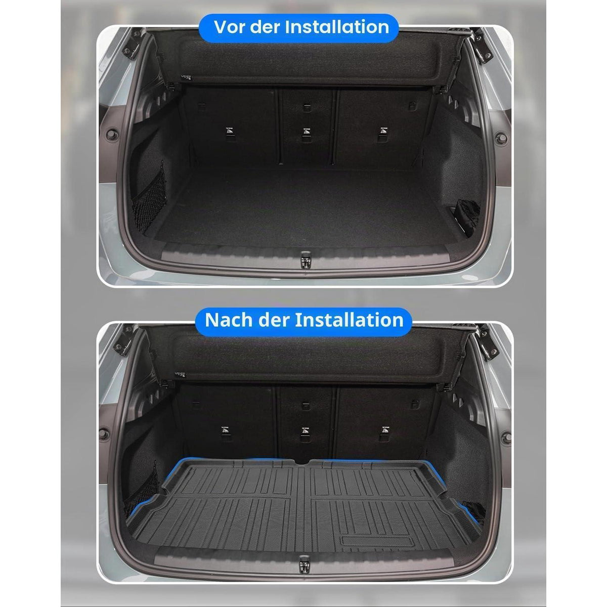 Kofferraummatte für BMW X1 U11 / iX1 U11 2022-2024 – Wasserdicht & Passgenau