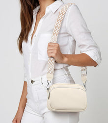 Umhängetasche Damen Leder Crossbody Schultertasche 21x8x15cm