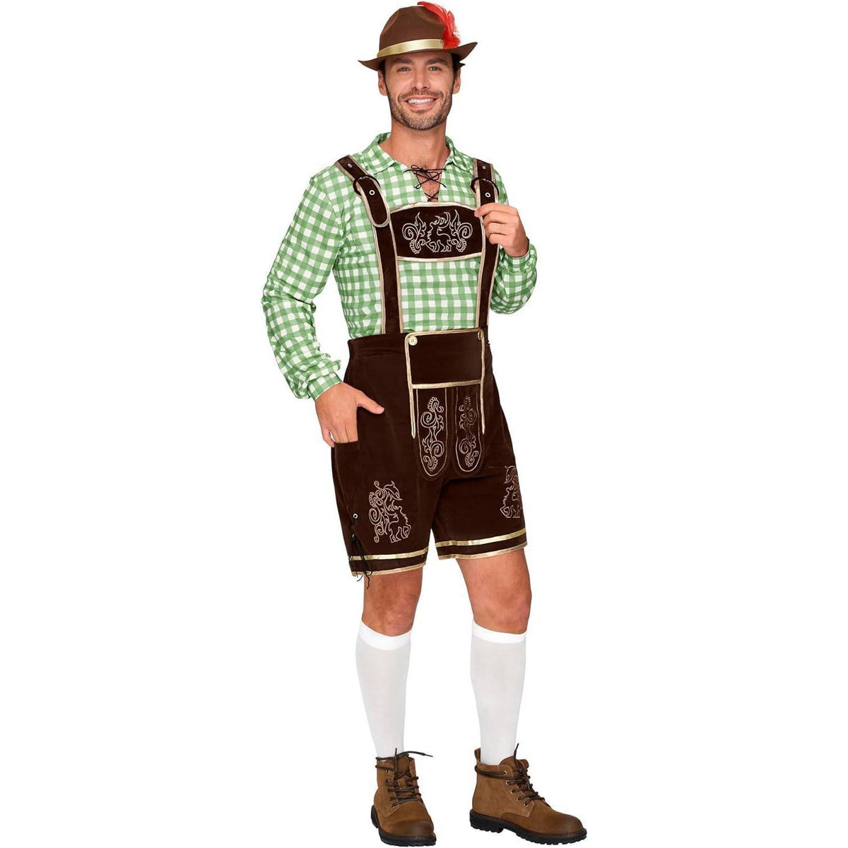Oktoberfest Herren Kostüm Set - Bayerische Tracht Deluxe