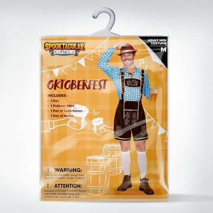Oktoberfest Herren Kostüm Set - Bayerische Tracht Deluxe