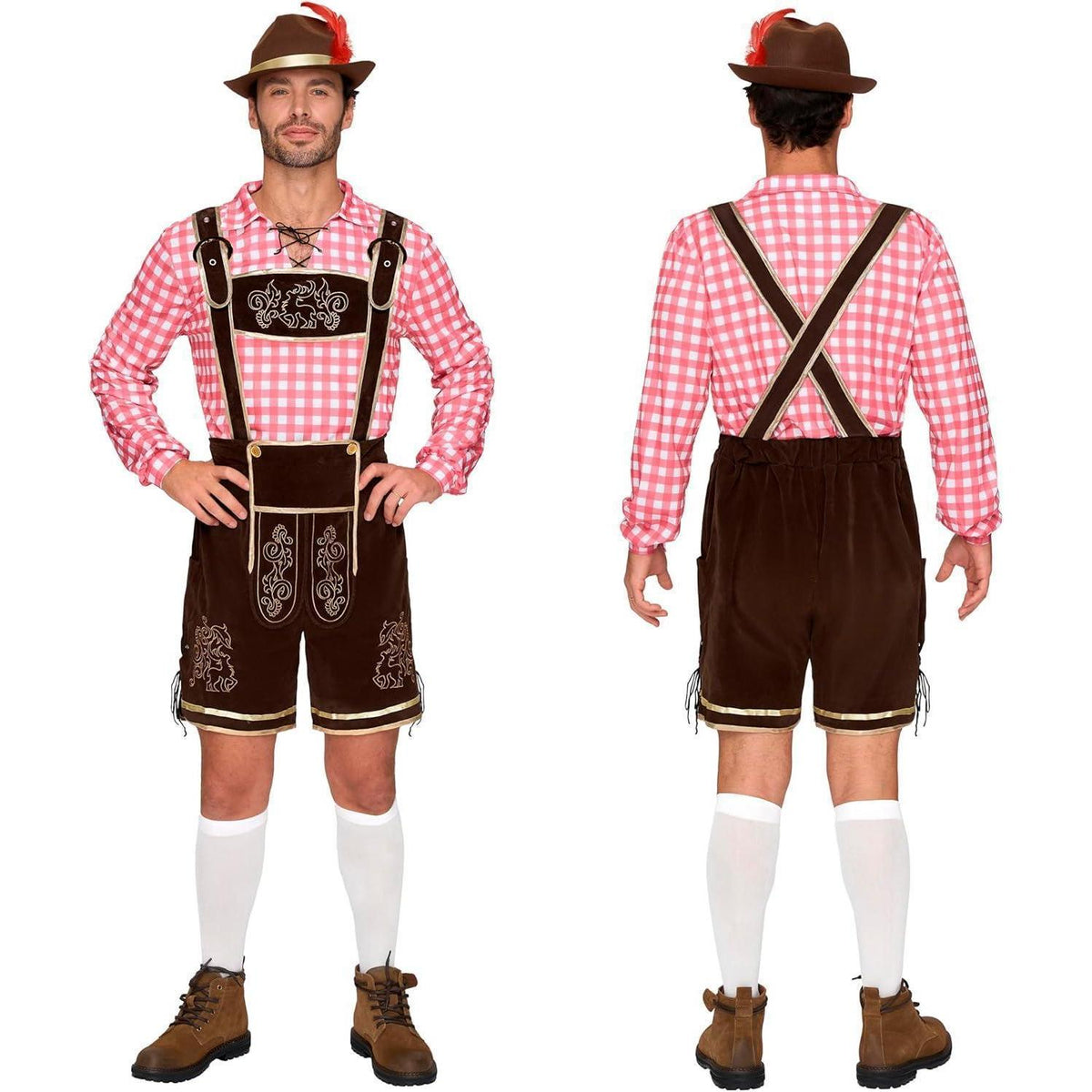 Oktoberfest Herren Kostüm Set - Bayerische Tracht Deluxe