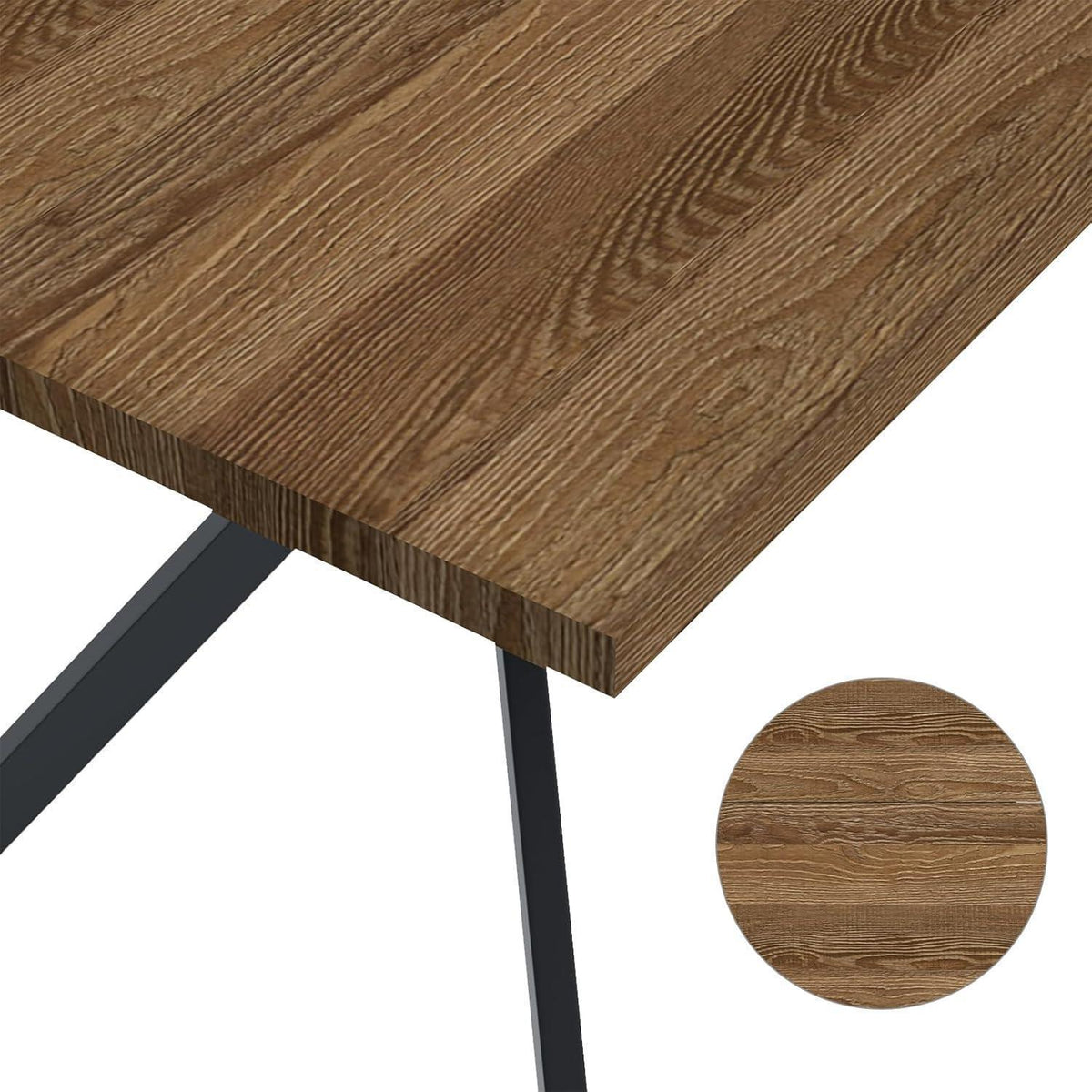 Holztisch 140x80cm – Robuster Esszimmertisch für Familie