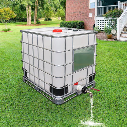 IBC Tank Zubehör Set mit 3/4 Zoll Auslaufhahn & S60x6 Adapter