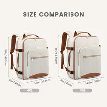 Handgepäck Rucksack 40L Groß Damen Reiserucksack 17 Zoll