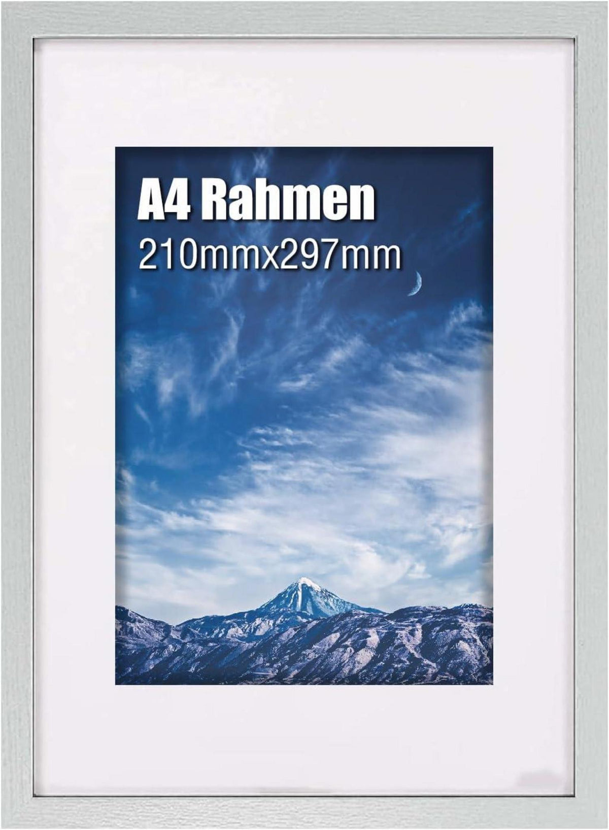 Bilderrahmen A4 Holzplakatrahmen Plexiglasfenster Wohnzimmer