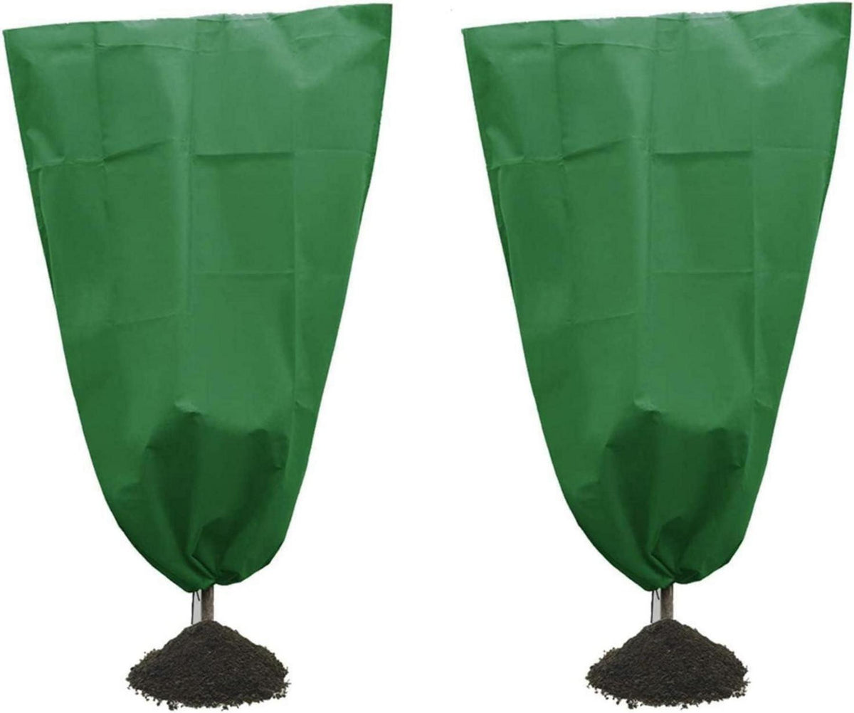 2er Set Grüne Frostschutzbeutel 160x100cm - Winterschutz für