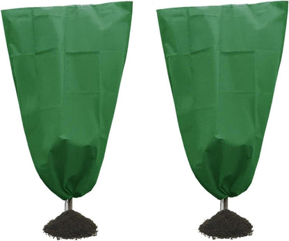 2er Set Grüne Frostschutzbeutel 160x100cm - Winterschutz für