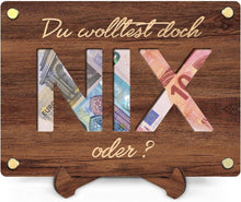 Holz Geld Geschenke Geburtstag Hochzeit Reise