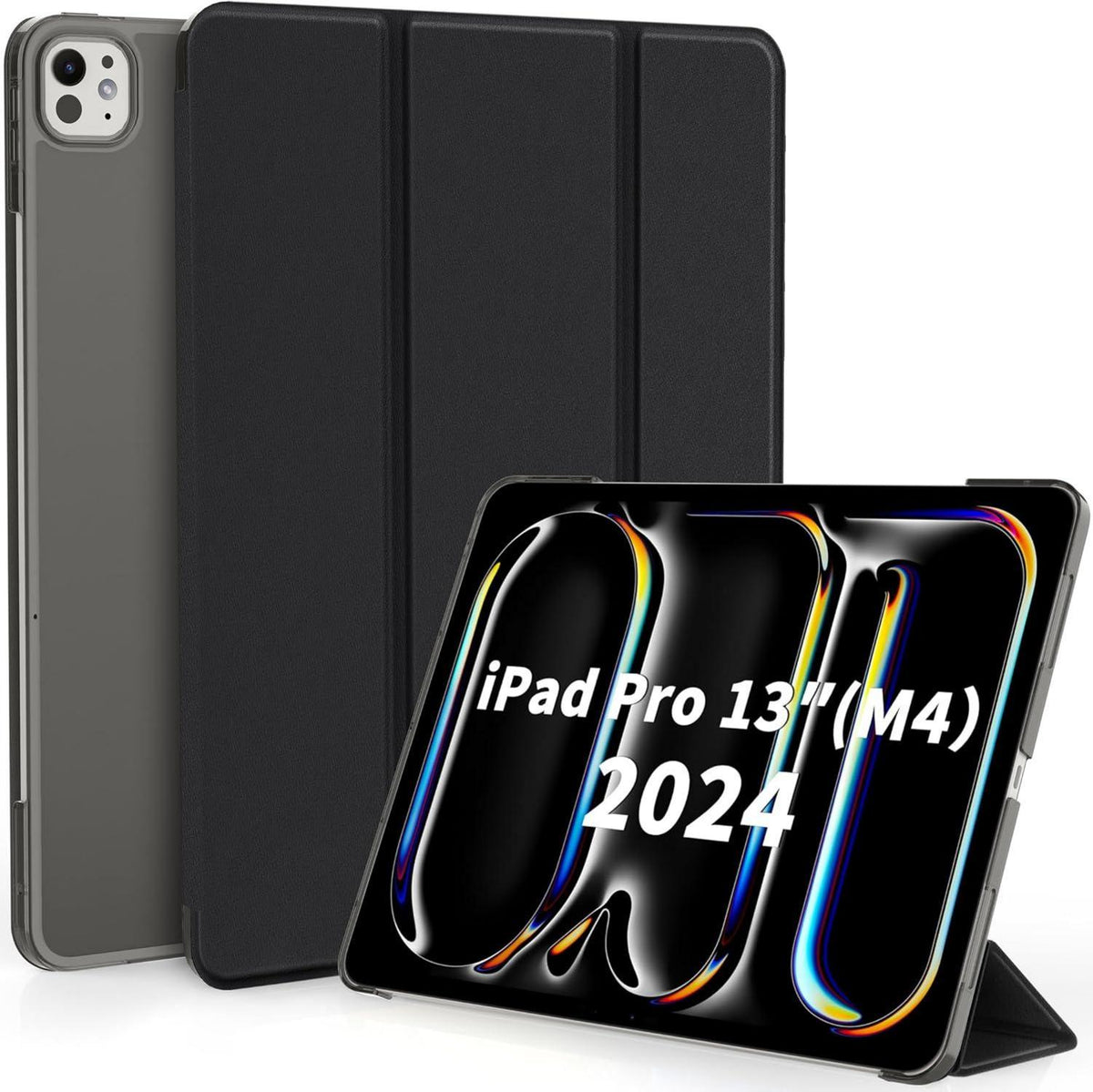 Schutzhülle für iPad Pro 13 M4 2024 Ultra Dünn Schwarz