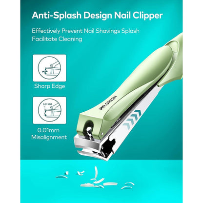 Professioneller Anti-Spritz Nagelknipser mit Nagelfeile und