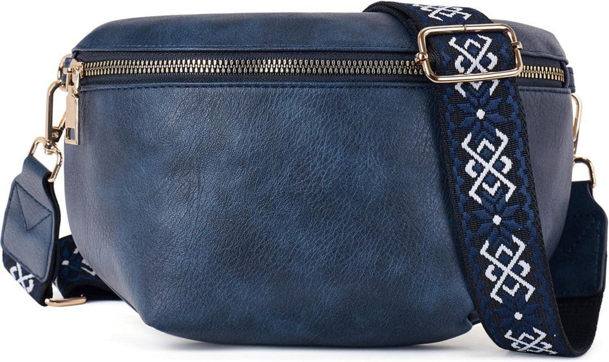 Elegante RFID Blockierung Damen Umhängetasche Veganes Leder