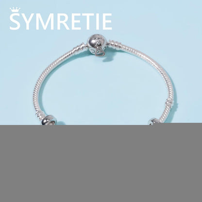 Buchstaben Charm Anhänger mit Gelbem Herz aus 925 Sterlingsilber