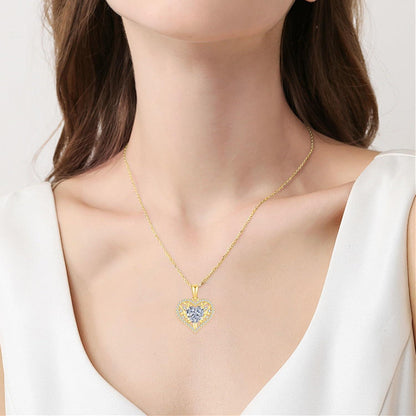 Lebensbaum Herz Halskette Damen Sterling Silber Geburtsstein Anhänger
