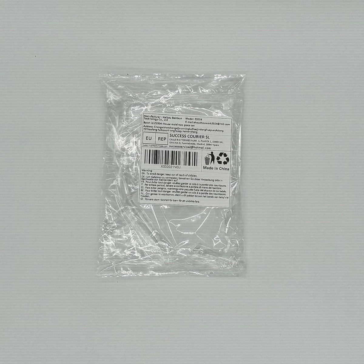 Silikon Gießformen Haus mit Herz - 2 Stück - Kerzenformen Seifenformen - 3D Silikonform
