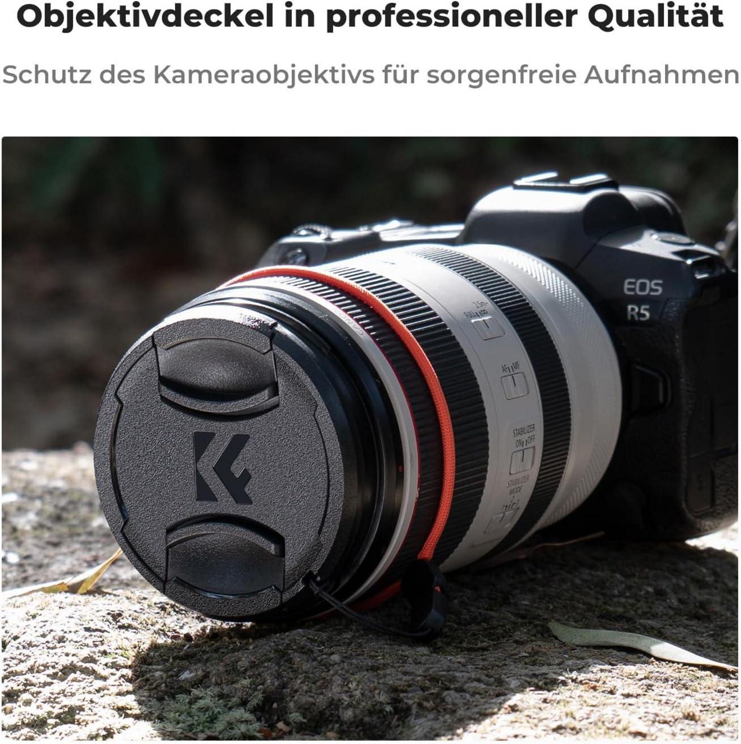 58mm Polfilter CPL Filter mit Objektivdeckel und Reinigungstücher