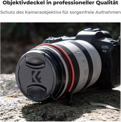 58mm Polfilter CPL Filter mit Objektivdeckel und Reinigungstücher