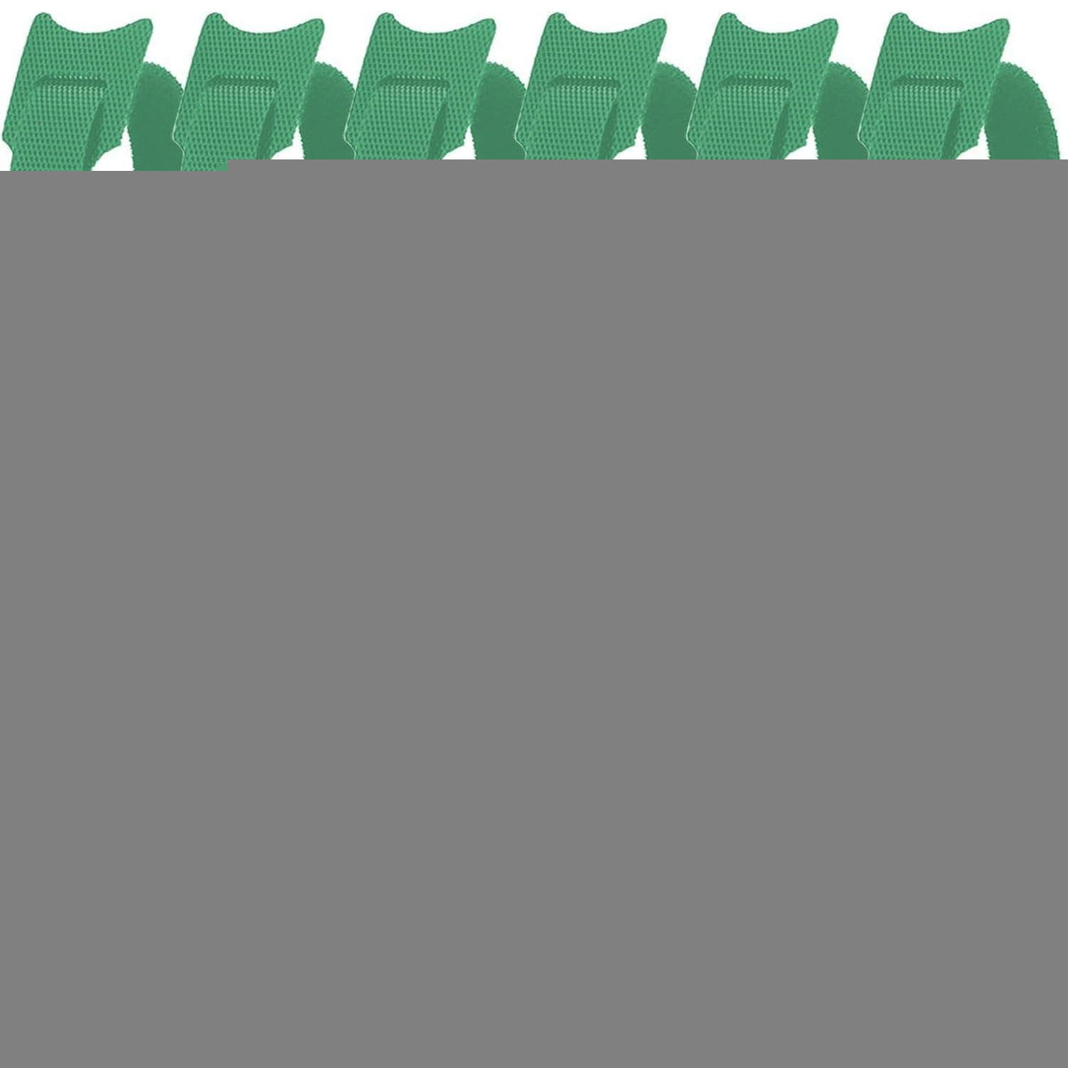 70x Wiederverschließbare Klett Kabelbinder Grün – Kabelführung