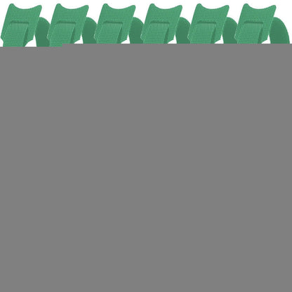 70x Wiederverschließbare Klett Kabelbinder Grün – Kabelführung