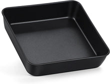 Quadratische Edelstahl Auflaufform 21x21x5 cm für Kuchen & Brownies