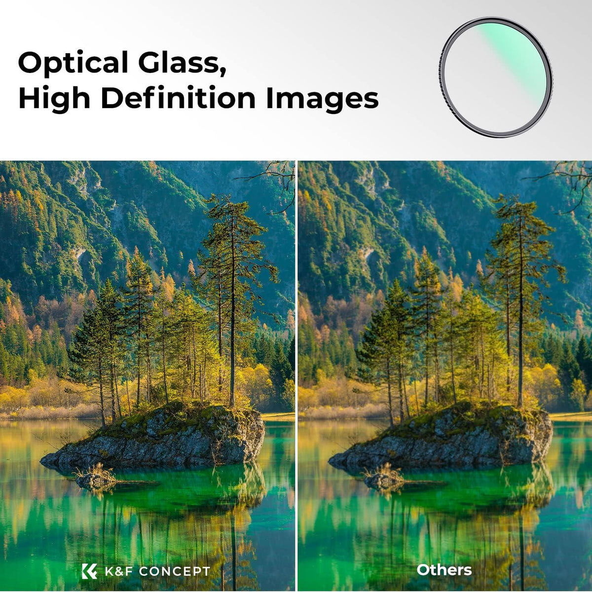 95mm K&F Concept Pro UV-Filter für Objektive UV-Schutz 18-Schichten Slim