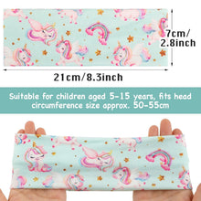 3er Set Stirnband Mädchen Einhorn Haarband Cartoon Muster