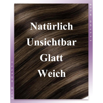 Braun Balayage Echthaar Tressen – Remy, 50cm, 50g