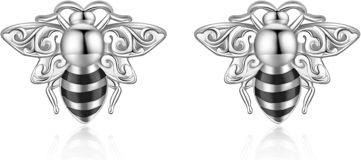 Bienen Ohrringe Sterling Silber Niedliche Tier Ohrstecker Schmuck