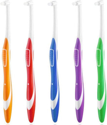 5er Set Tuft Zahnbürste für Zahnreinigung und Interdentalpflege