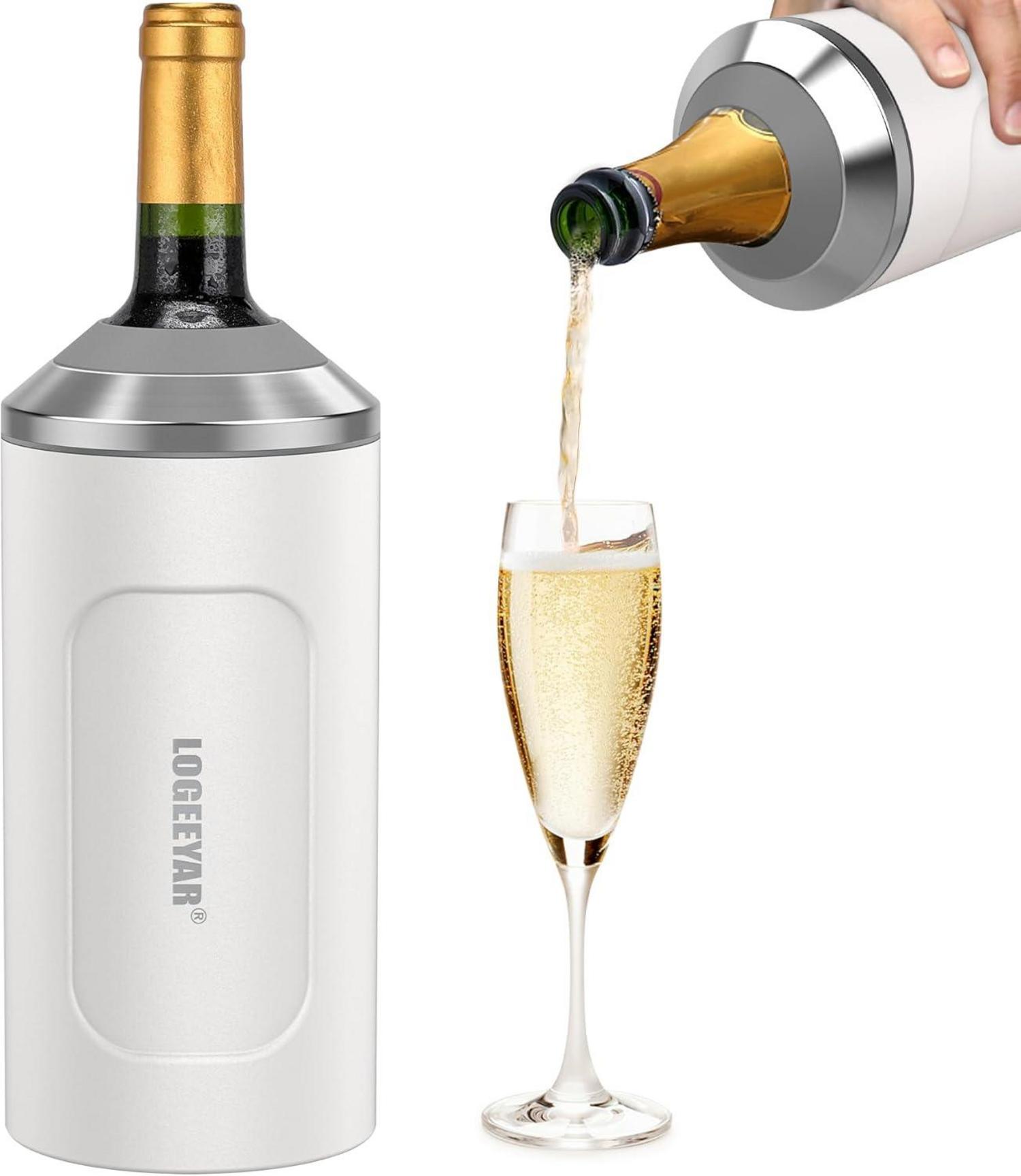 Weinkühler Edelstahl Champagnerkühler 750ml Flaschenkühler