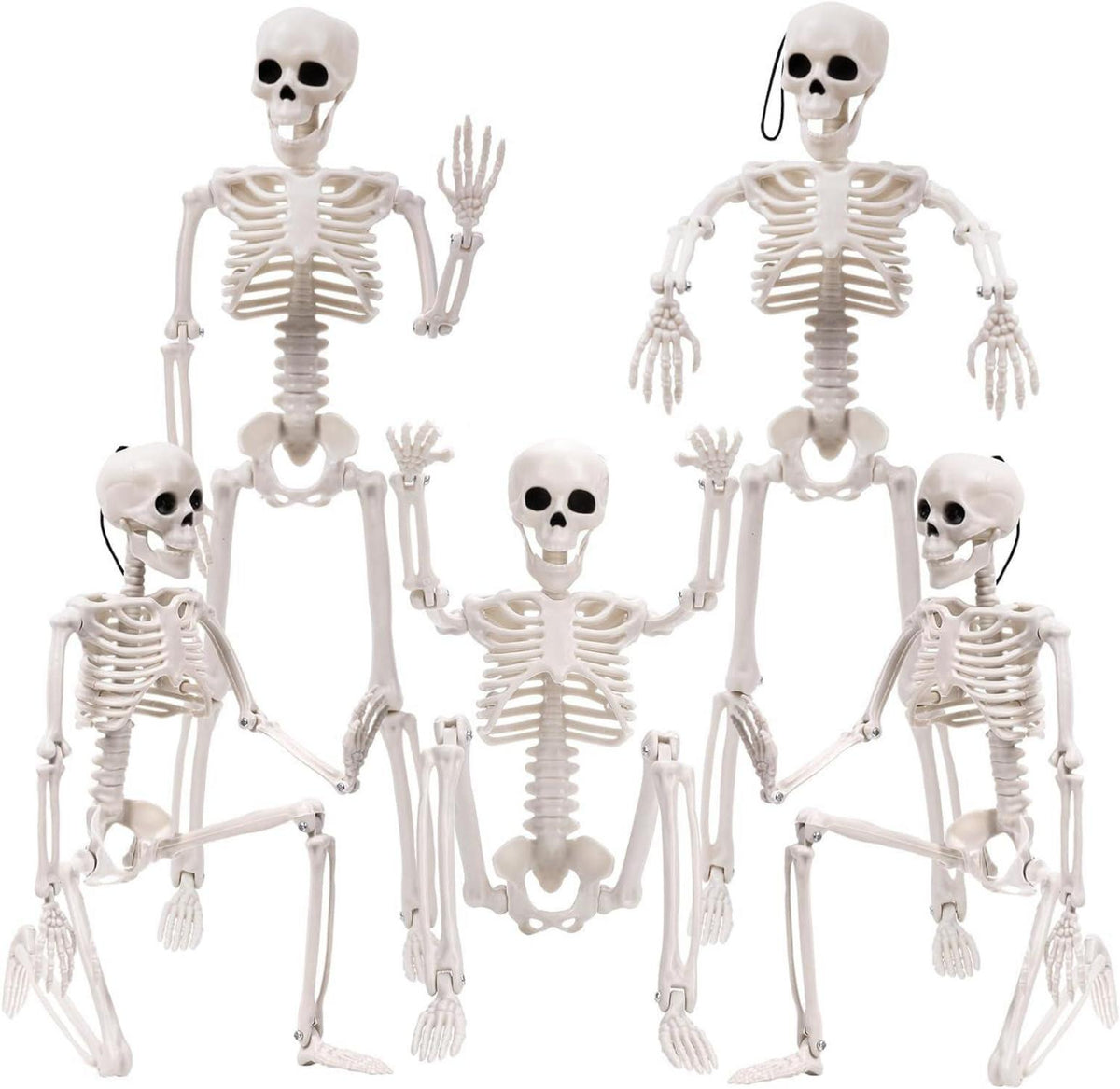 Halloween Deko Skelett Set Gruselig Horror Decoration 5 Stück