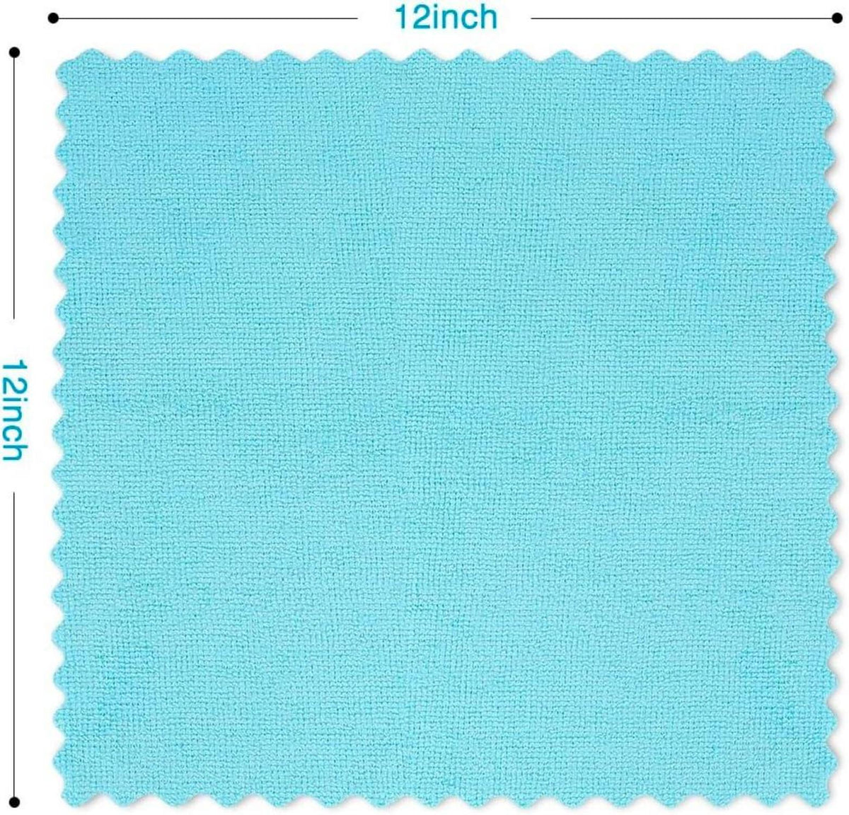 Mikrofaser Reinigungstücher 24er Pack Hochsaugfähig fusselfrei 12x12 Zoll