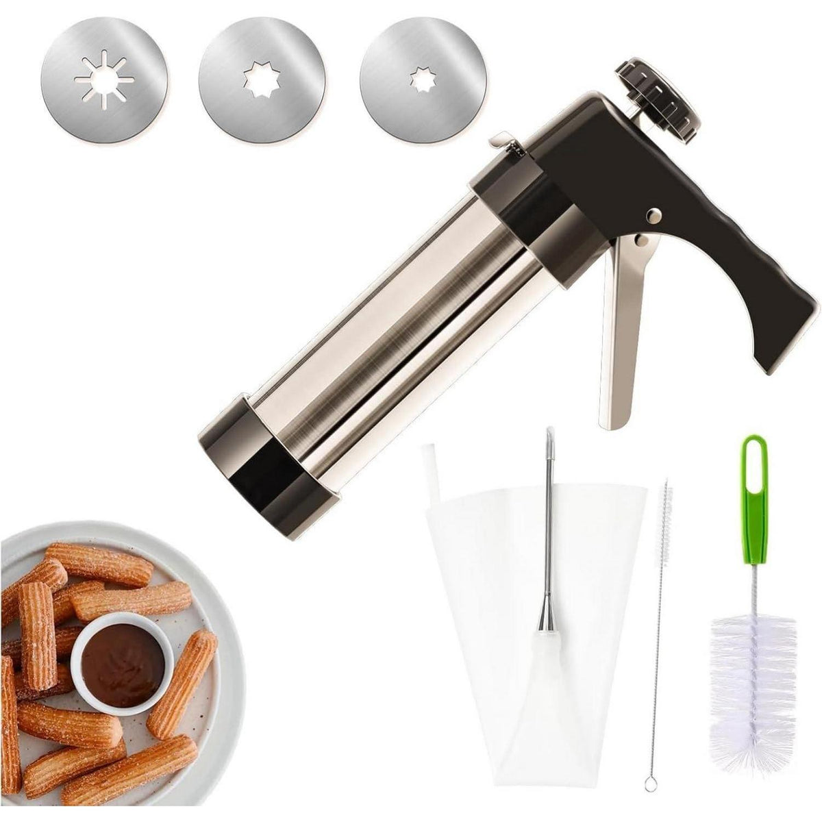 Churrera mit 3 Düsen – Für perfekte Churros & Dekorationen