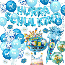 Einschulung Deko Set Schulanfang Luftballon Folienballon Girlande