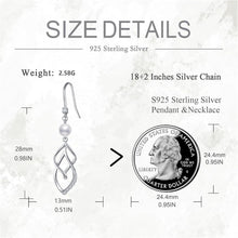 Perlenohrringe 925 Silber Damen hängend Ohrhänger 5mm Perlen
