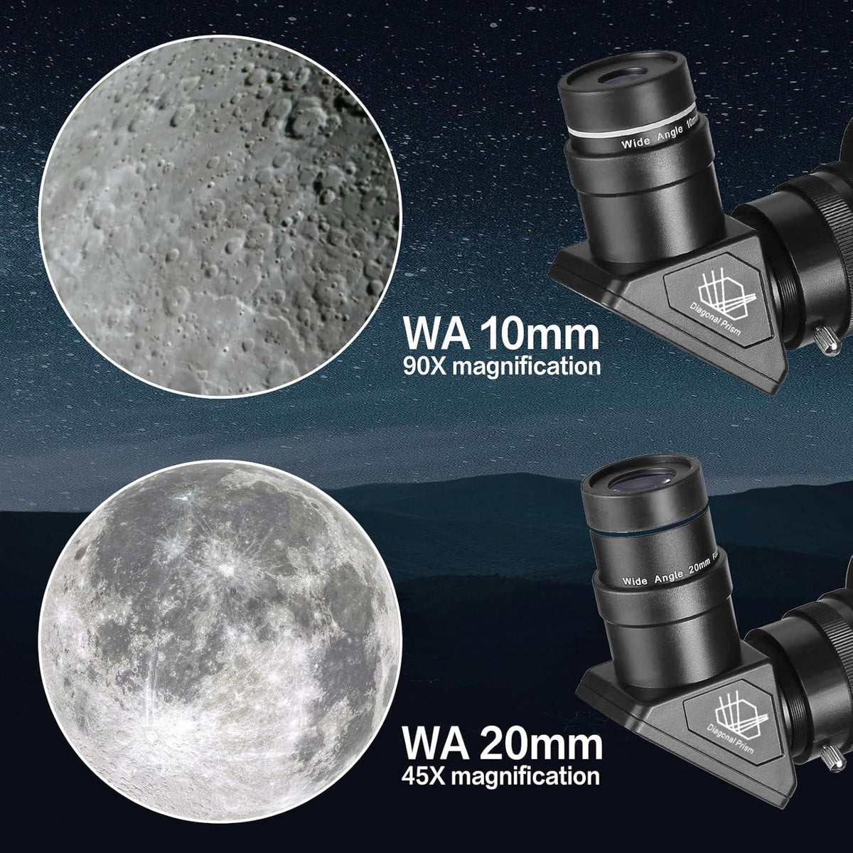 Professionelles Teleskop 80mm 900mm Refraktor für Astronomie & Kinder-Anfänger
