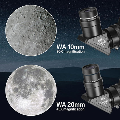 Professionelles Teleskop 80mm 900mm Refraktor für Astronomie & Kinder-Anfänger